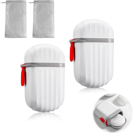 Reizen Zeepzak Waterdichte Lekvrije Reizen Zeep Case Box Sneldrogende Afdichting Zeep Houder met Schuimzak en Karabijnhaak voor Reizen, Camping, Outdoor, Zwart Reizen Zeepzak Waterdichte Lekvrije Reizen Zeep Case Box Sneldrogende Afdichting Zeep Houder met Schuimzak en Karabijnhaak voor Reizen, Camping, Outdoor, Zwart
