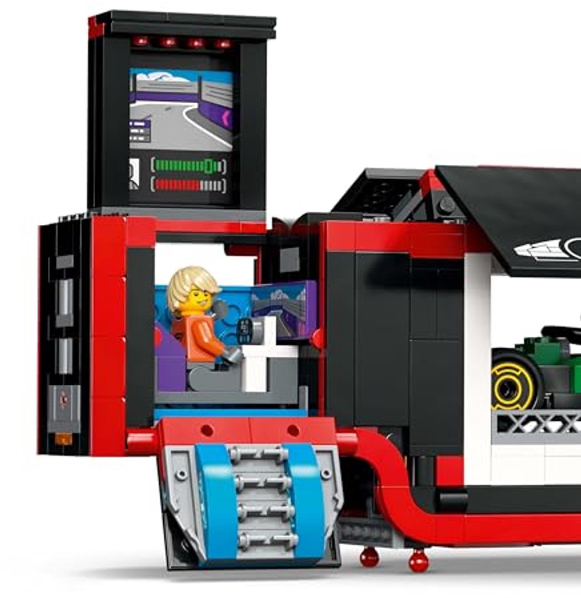 LEGO City F1 truck met RB20 en AMR24 F1® auto's speelset - 60445 — afbeelding 10