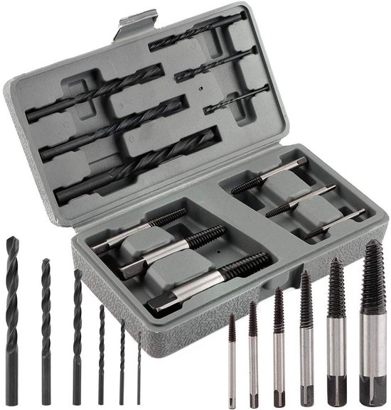 Allecto Plus - Schroef Extractor Set 12 Stuks voor Gebroken Bouten