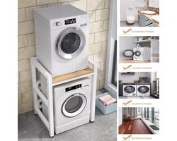 RFWR® Stapelbare Wasmachine en Droger Kast met Verstelbare Hoogtes - Ruimtebesparend en Duurzaam