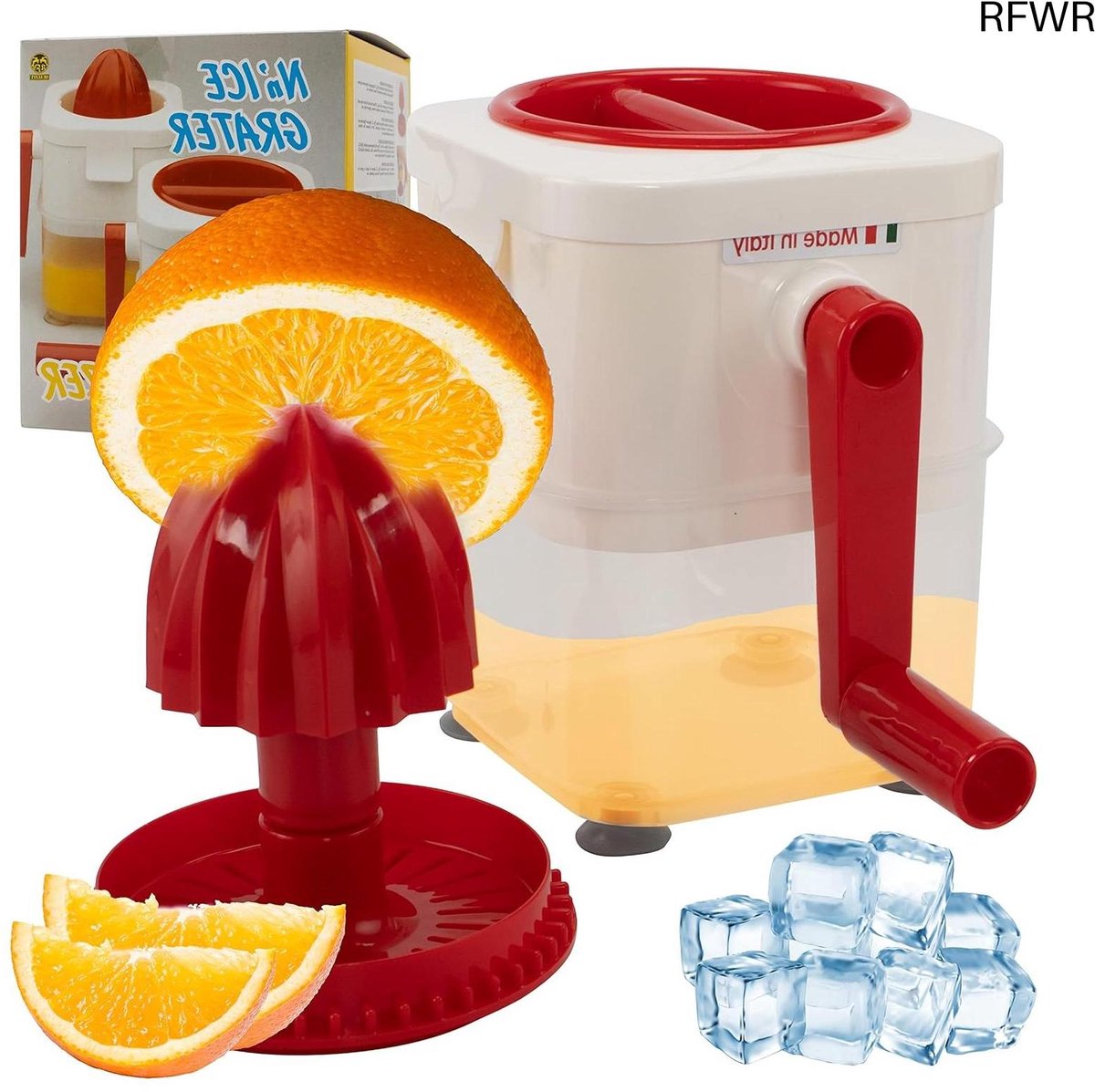 RFWR® IJscrusher met Citruspers voor Slushy's en Cocktails