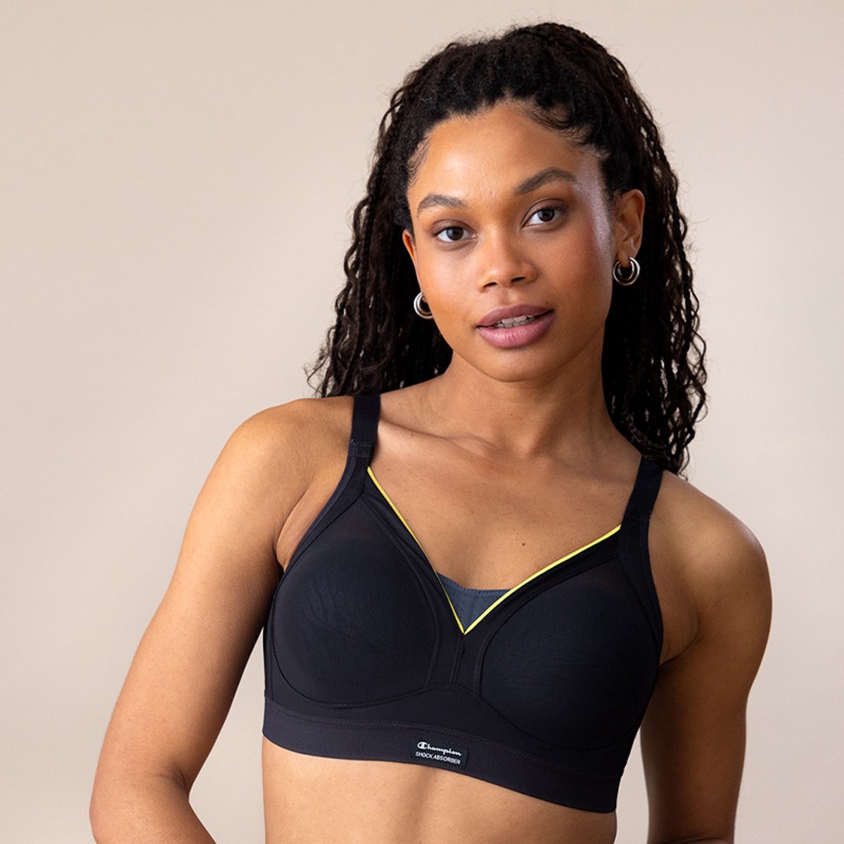 Shock Absorber Active Shaped Support Sport BH Black - 70F