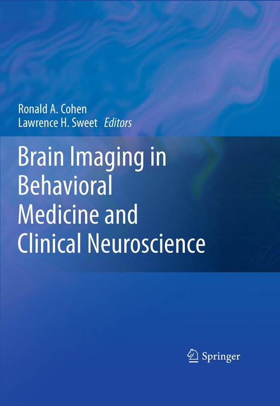 Brain Imaging in Behavioral Medicine and Clinical Neuroscien ... - cover