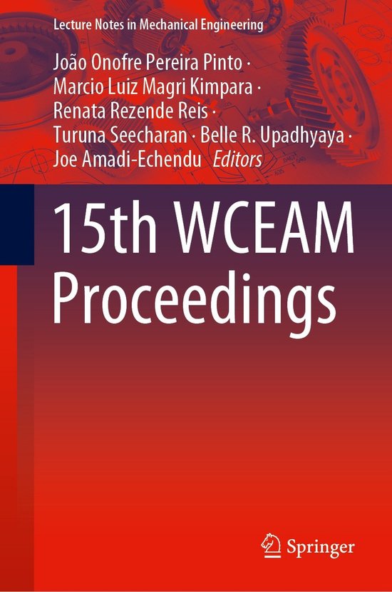 Lecture Notes in Mechanical Engineering- 15th WCEAM Proceedi ... - cover