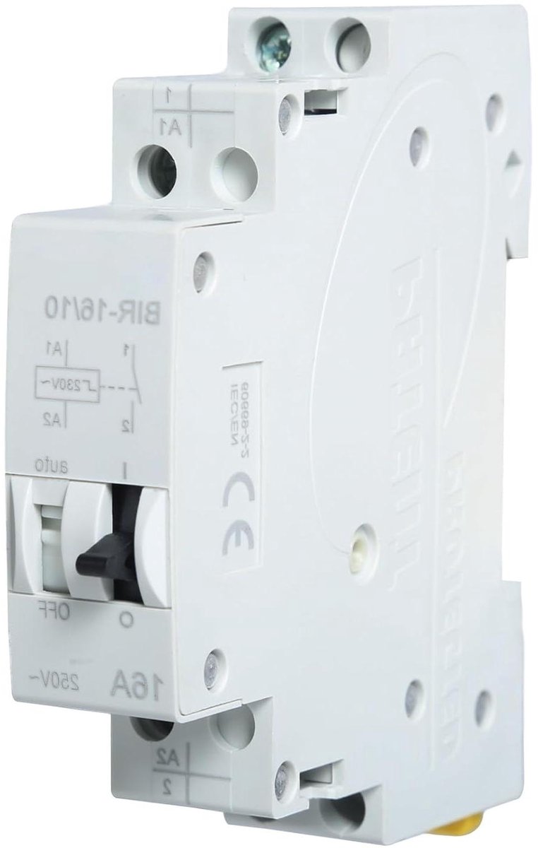 Elektronisch pulsrelais 16A AC230V DC110V - dubbel spanningsimpulsrelais met elektronische pulscontrole - autocontrolerelais 1NO