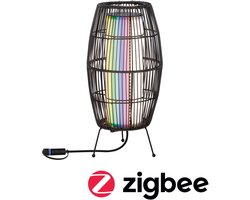 Plug & Shine LED-lichtobject Smart Home Zigbee 3.0 Basket IP44 RGBW+ 3,2W Zwart