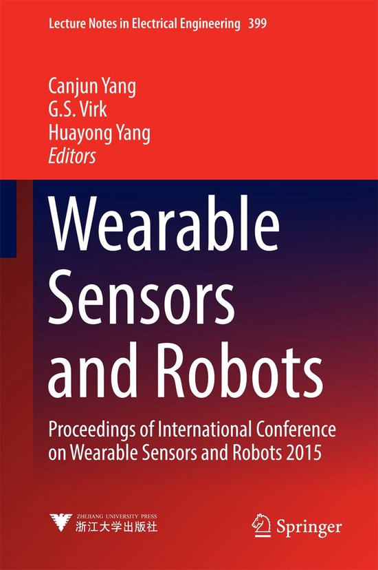 Wearable Sensors and Robots - cover