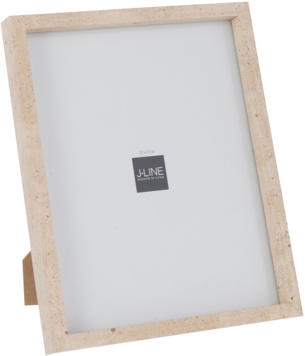 J-Line fotolijst Rechthoek - hout - naturel - 20 x 25 cm