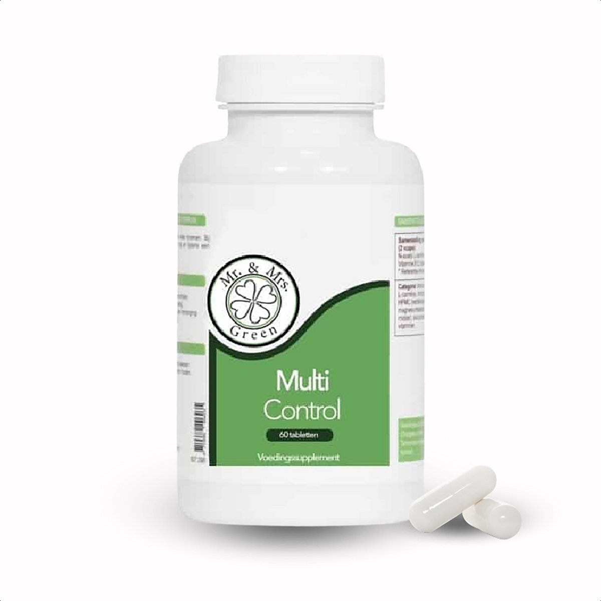 Goedkoopste Mr and Mrs Green - Multi Diet Control Supplement - Ondersteunt Gewichtsbeheersing - Vitaminen & Mineralen - 60 Tabletten