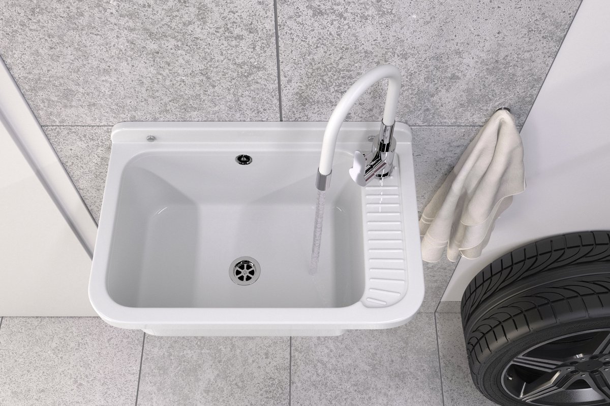 bijkeuken/waskamer met werkruimte - Schelfhorst meubels & Maatwerk