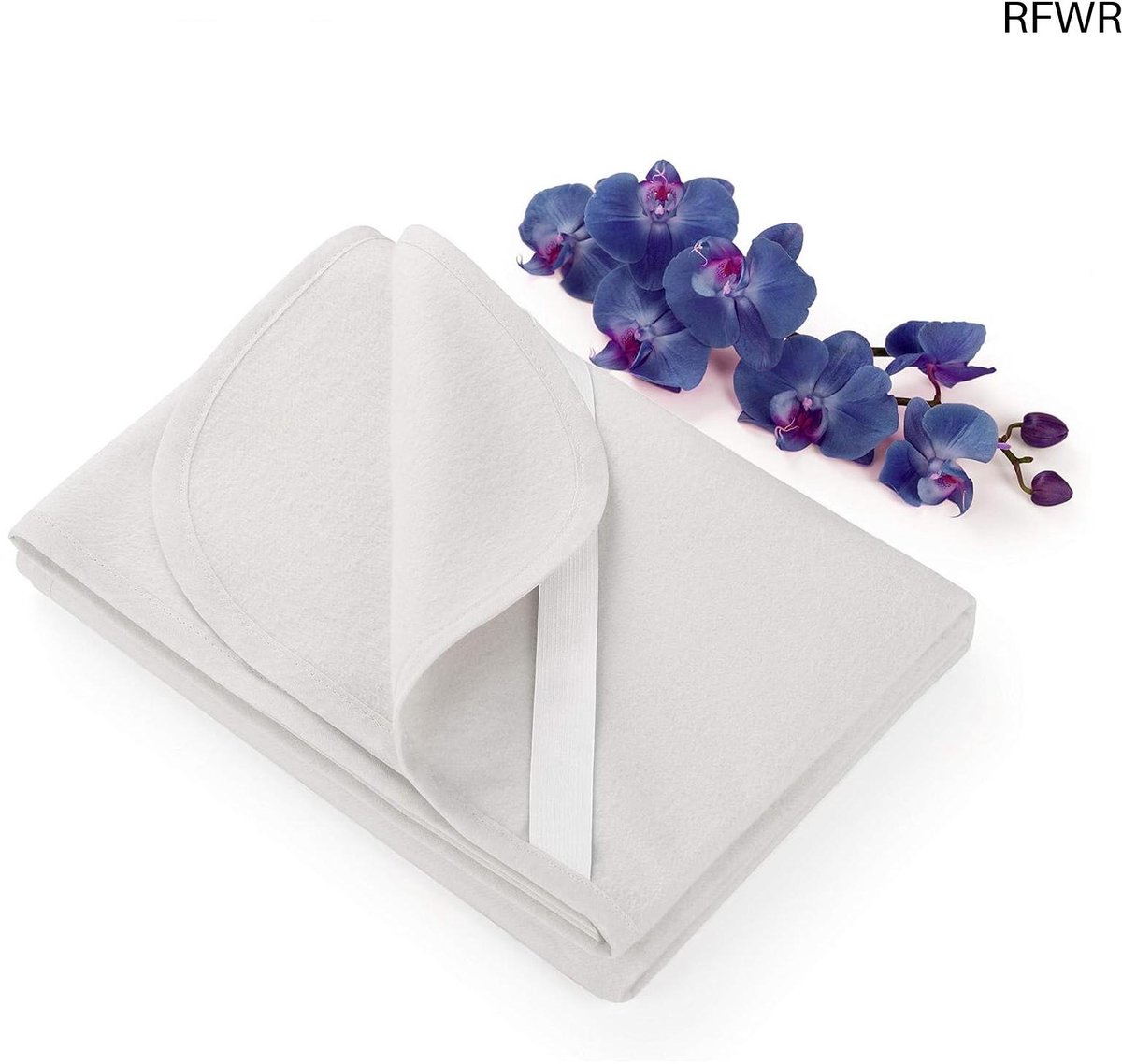 RFWR Ademende Molton Matrashoes 70x140 cm - 100% Katoen - Oeko-Tex Gecertificeerd - Optimale Bescherming voor Je Matras