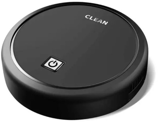 MIKANRO Robotstofzuiger met Desinfecterend Licht Zwart 5W - Compacte - €49,89