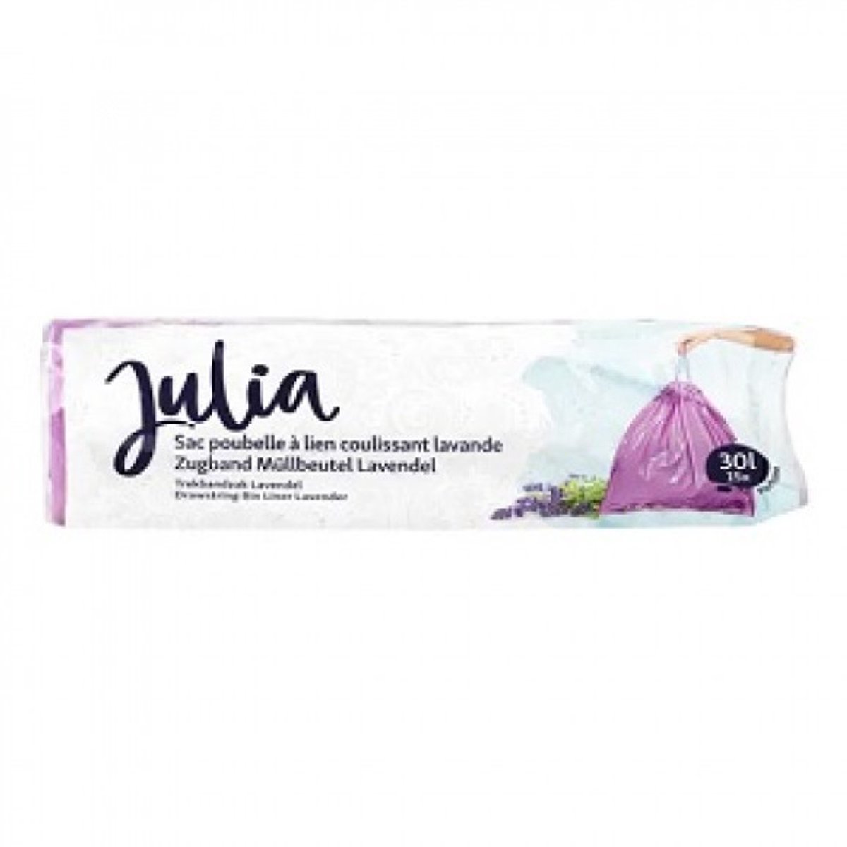 Julia trekbandzak lavendel 15x30L