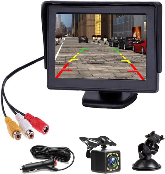 DailySupplies® Achteruitrijcamera - Dashcam - Parkeersensoren Parkeerhulp - Zwart
