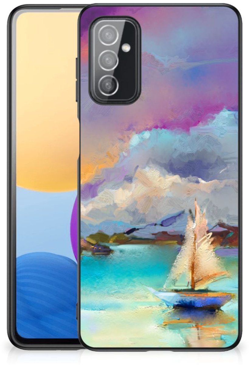 Kleurrijke Telefoonhoesje Samsung Galaxy M52 Boat