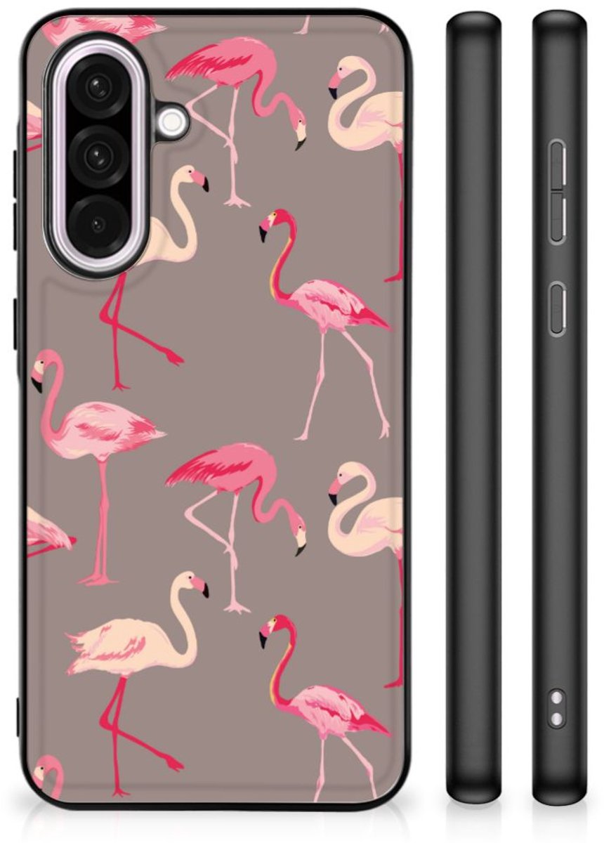 Samsung Galaxy A56 Dierenprint Telefoonhoesje Flamingo
