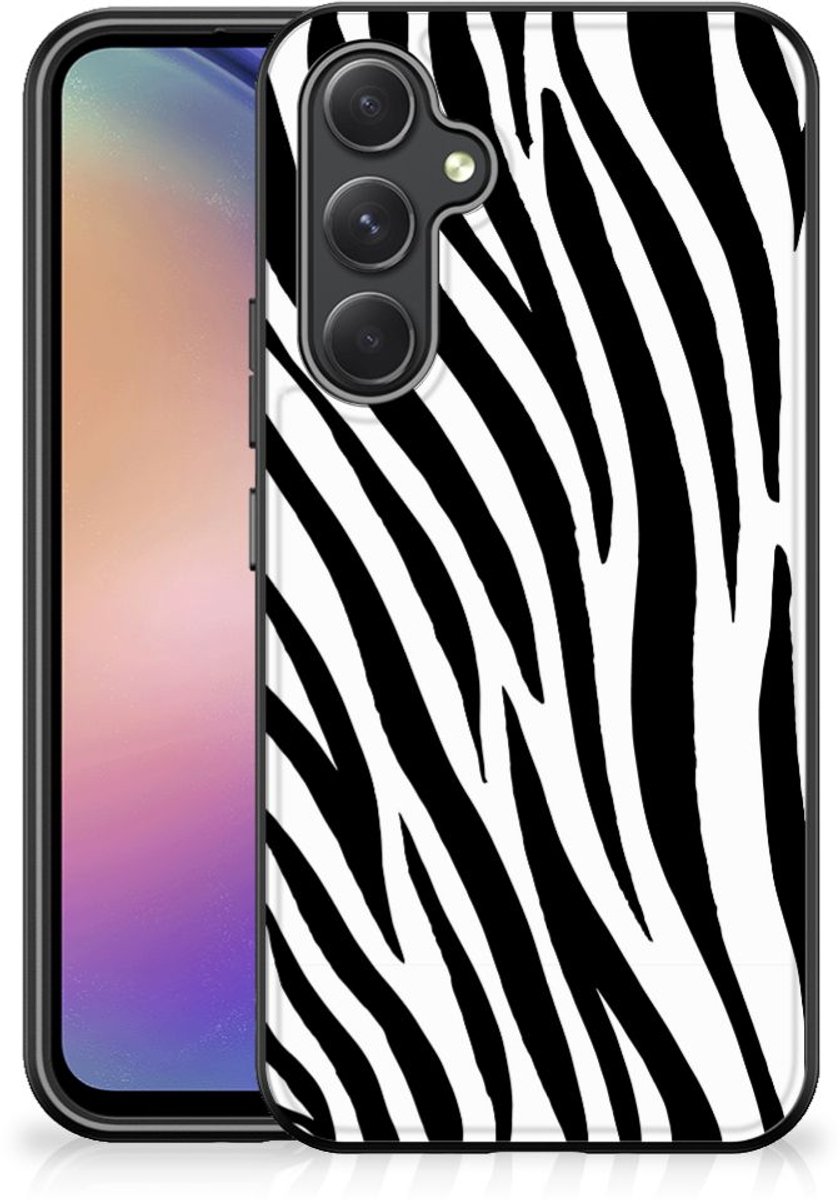 Samsung Galaxy A54 Dierenprint Telefoonhoesje Zebra