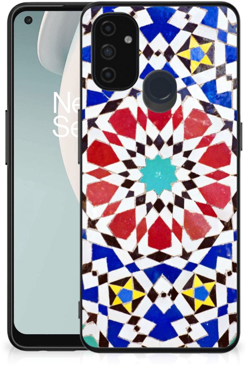 OnePlus Nord N100 Marmeren Print Telefoonhoesje Mozaïek