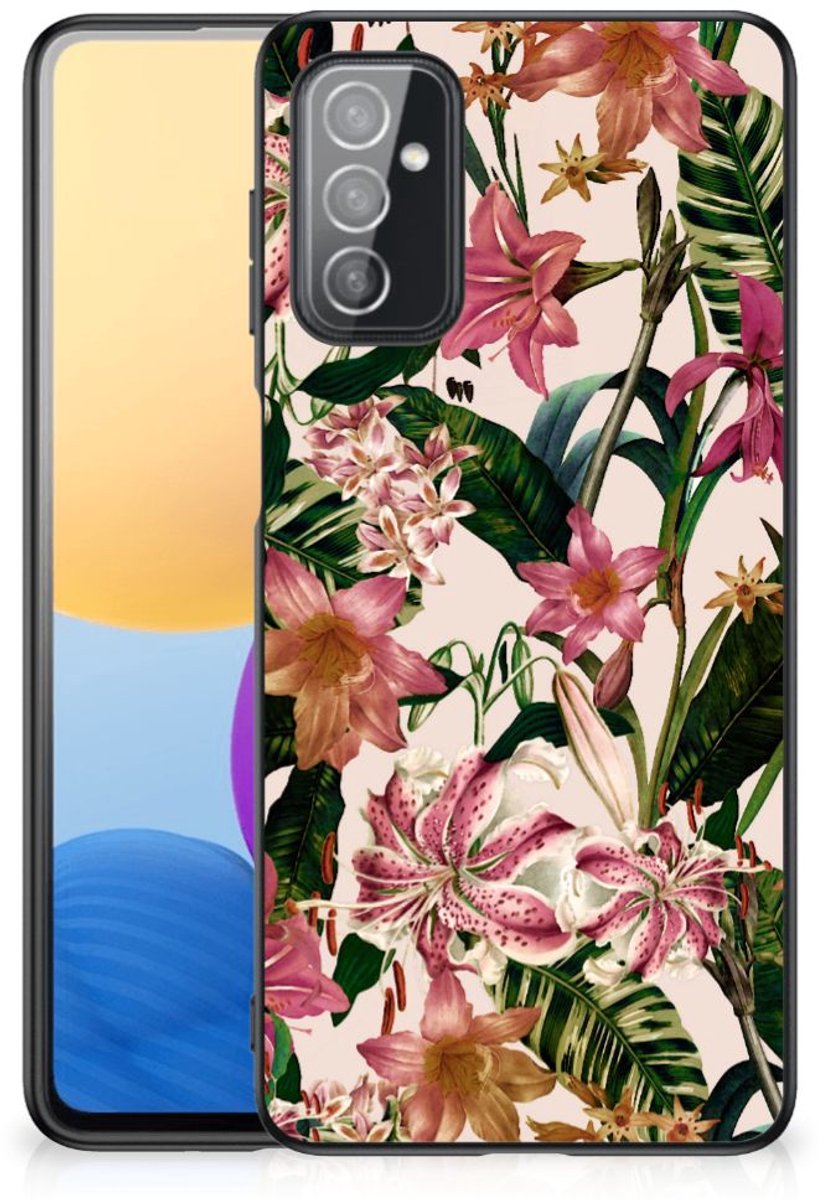 Samsung Galaxy M52 Bloemen Hoesje Flowers