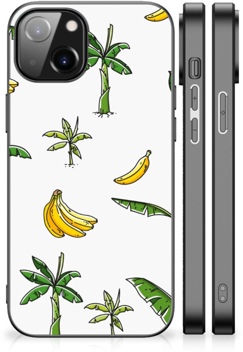 Back Cover voor Apple iPhone 13/14 Bloemen Hoesje Banana Tree