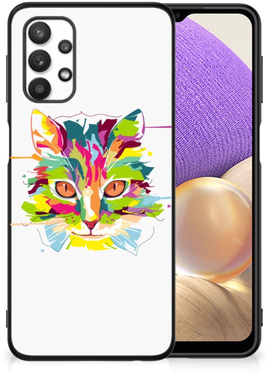Samsung Galaxy A32 5G Hoesje Cat Color