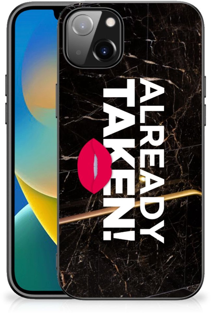 iPhone 14 Plus Telefoon Hoesje met tekst Already Taken Black