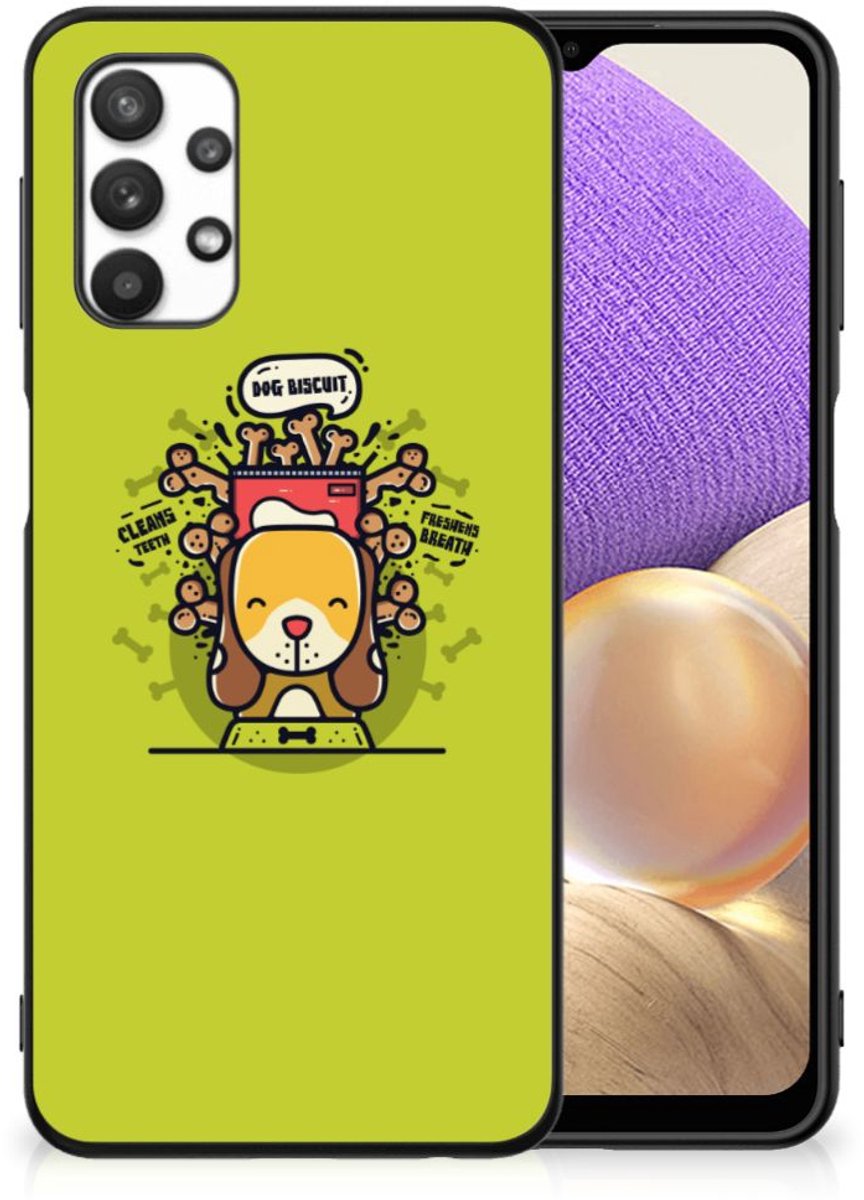 Samsung Galaxy A32 5G Hoesje Doggy Biscuit