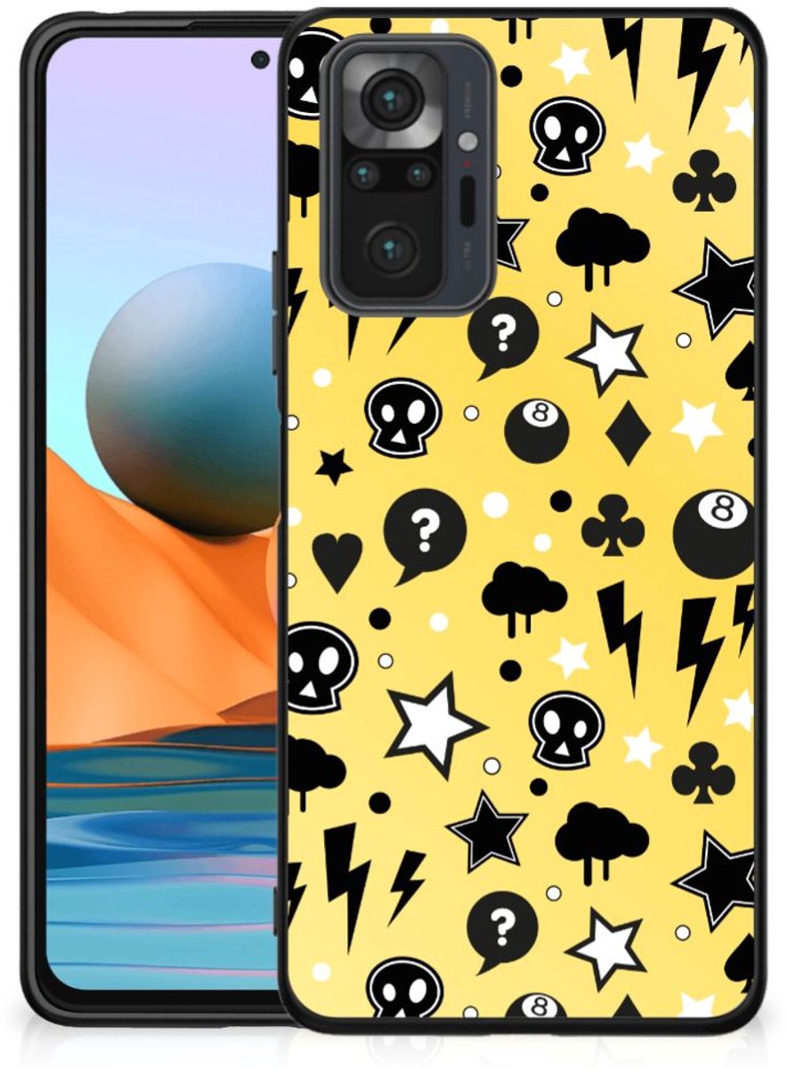 Telefoonhoesje Xiaomi Redmi Note 10 Pro Punk Geel