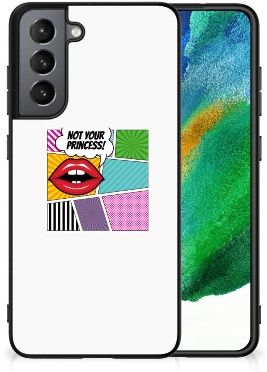 Back Cover voor Samsung Galaxy S21FE GSM Cover Popart Princess