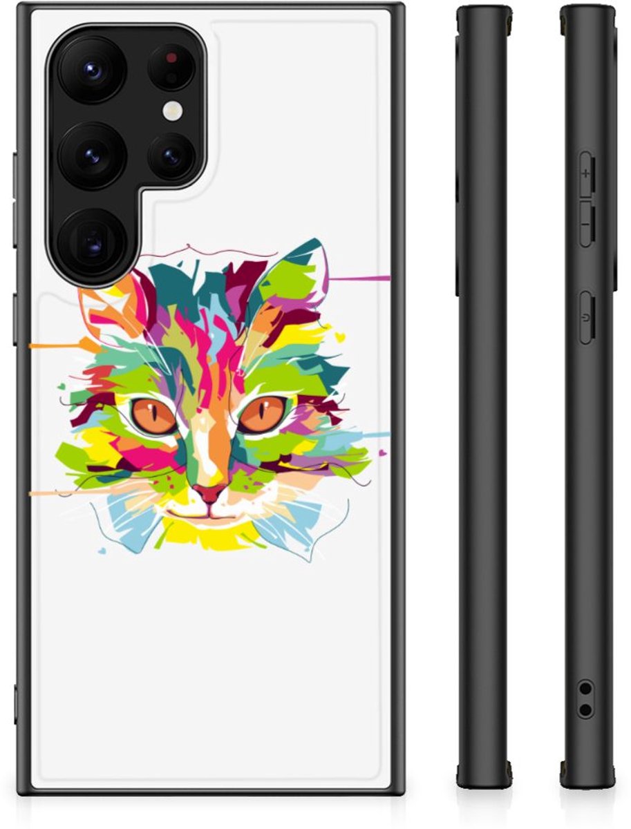 Samsung Galaxy S23 Ultra Hoesje Cat Color