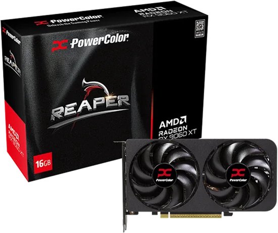AMD Radeon RX 9060 XT 16GB GDDR6 128-bit 7680×4320 Pixels PCIe 5.0 1x HDMI 2x DisplayPort