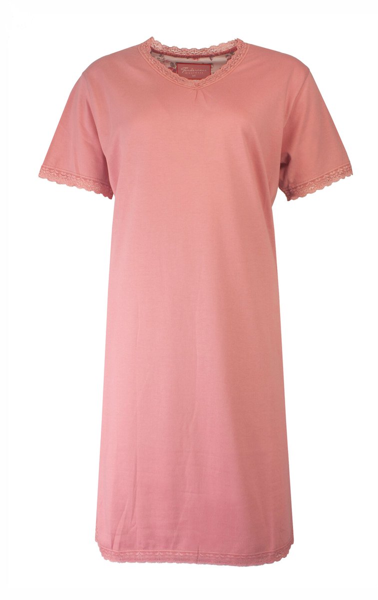 Tenderness Dames Pyjama - Katoen - Korte Mouwen - Roze