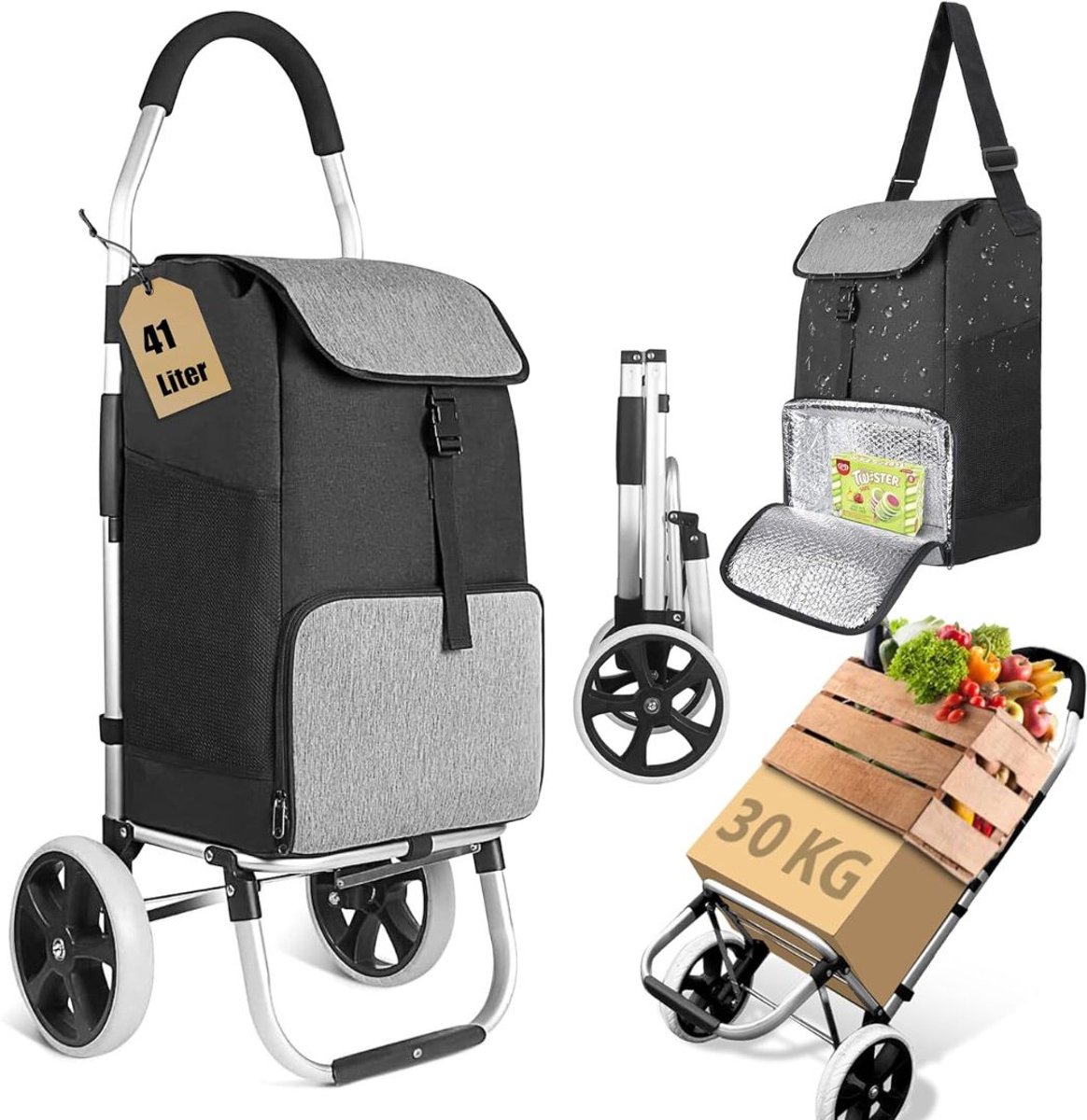 MKSS® Winkeltrolley - Trolley - Boodschappentrolleys