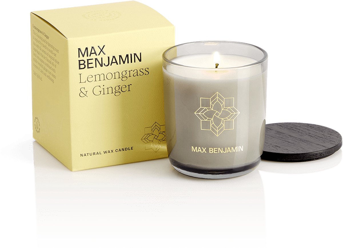 Max Benjamin Geurkaars - Lemongrass & Ginger - 50 branduren Grijs