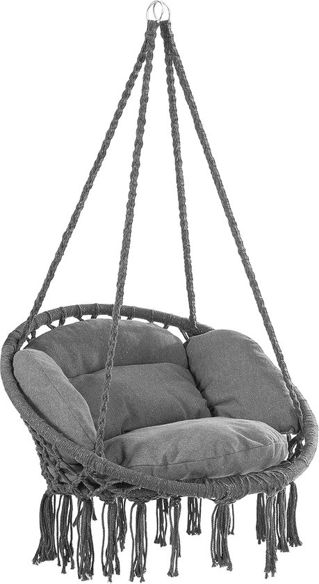 Detex Hangmat Breed 320x150cm - Belastbaar tot 300kg - Boho - Crème Detex Hangmat Breed 320x150cm - Belastbaar tot 300kg - Boho - Crème