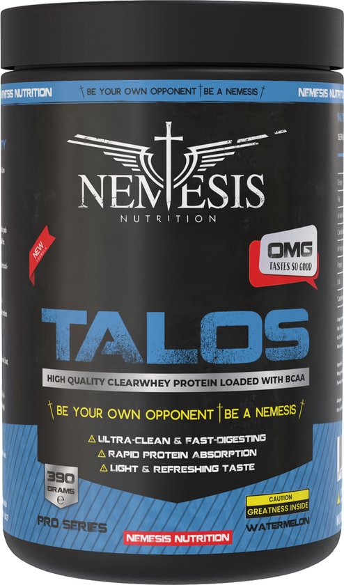Nemesis Nutrition | Talos | Clear Whey | Watermelon | 390gr 13 servings | Nutriworld