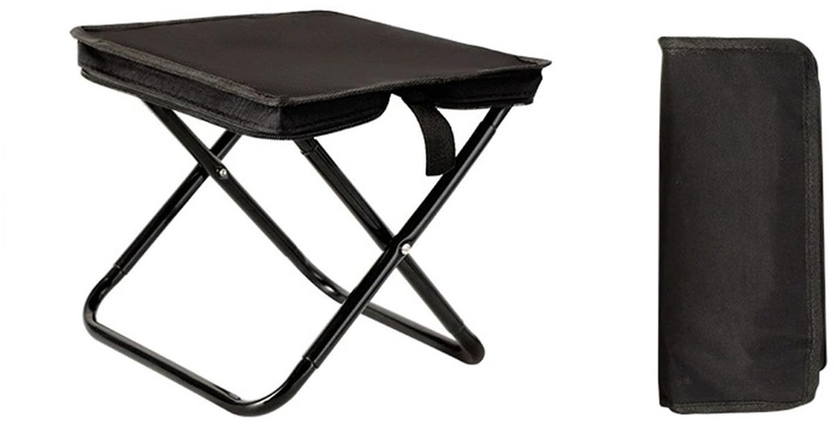 Ibenzoa® Compacte en Draagbare Klapkruk voor Outdoor Activiteiten, Lichtgewicht en Opvouwbaar met Opbergtas voor Reizen, Kamperen, Wandelen, en Strand