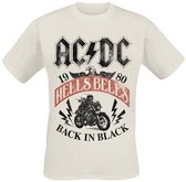 T-shirt AC/ DC Hells Bells 1980 beige en Katoen , taille L - Produits dérivés du groupe, Groupes