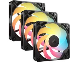 Corsair RS120-R ARGB Computer behuizing Ventilator 12 cm Zwart 3 stuk(s)