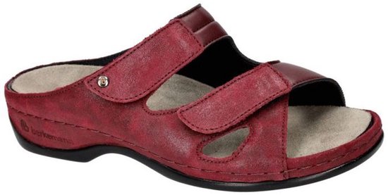 Berkemann - Dames - bordeaux - pantoufles & mules - taille 38