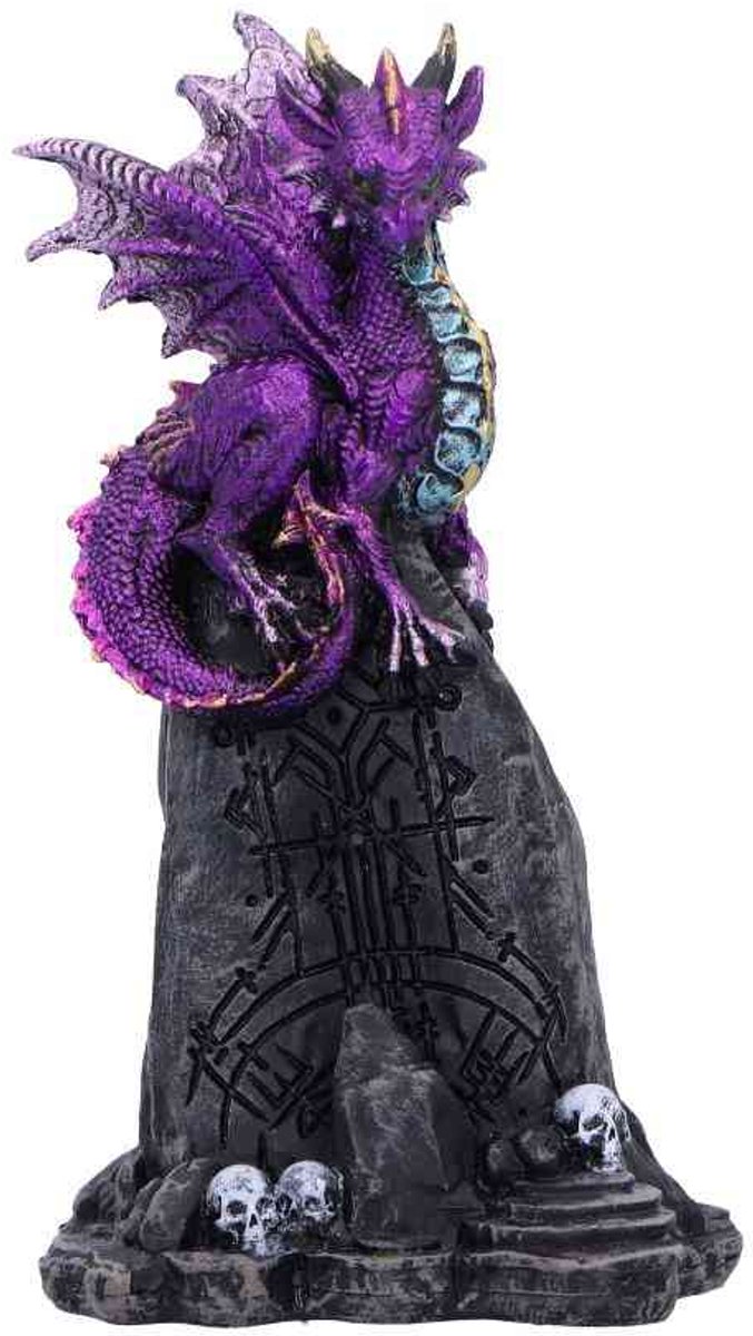 Nemesis Now - Amethyst Rune Protector 12cm Beeld/figuur - Draak - Multicolours