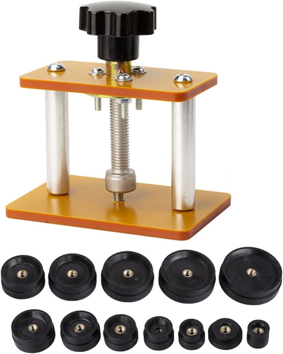 Watch Press Set - Horloge Reparatieset voor Los-Snap Back Horloge en Batterij Vervanging met 15mm-50mm Opzetstukken