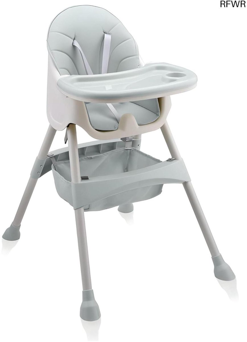 RFWR® 2in1 Kinderstoel voor Kinderen met Verstelbare Functies en Veiligheidsgordel - Turquoise