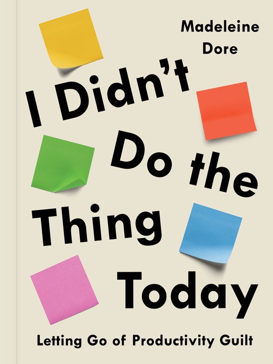 I Didn't Do the Thing Today - cover