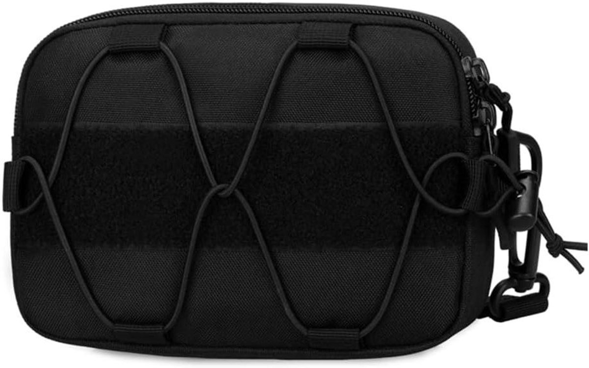 Inovra - Multifunctionele Molle Tactische Tooltas voor Outdoor Reizen Jagen Zwart . - Tasorganizer