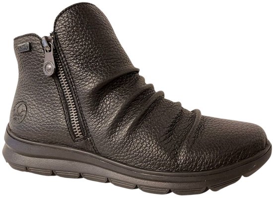 Rieker Herren Mode-Stiefel F3832, Schwarz,42 EU