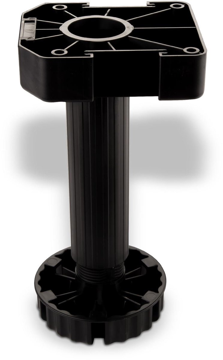 40 stuks SOTECH meubelpoot zwart, hoogte: 185 mm, verstelbaar, belastbaarheid: 500 kg per stelvoet