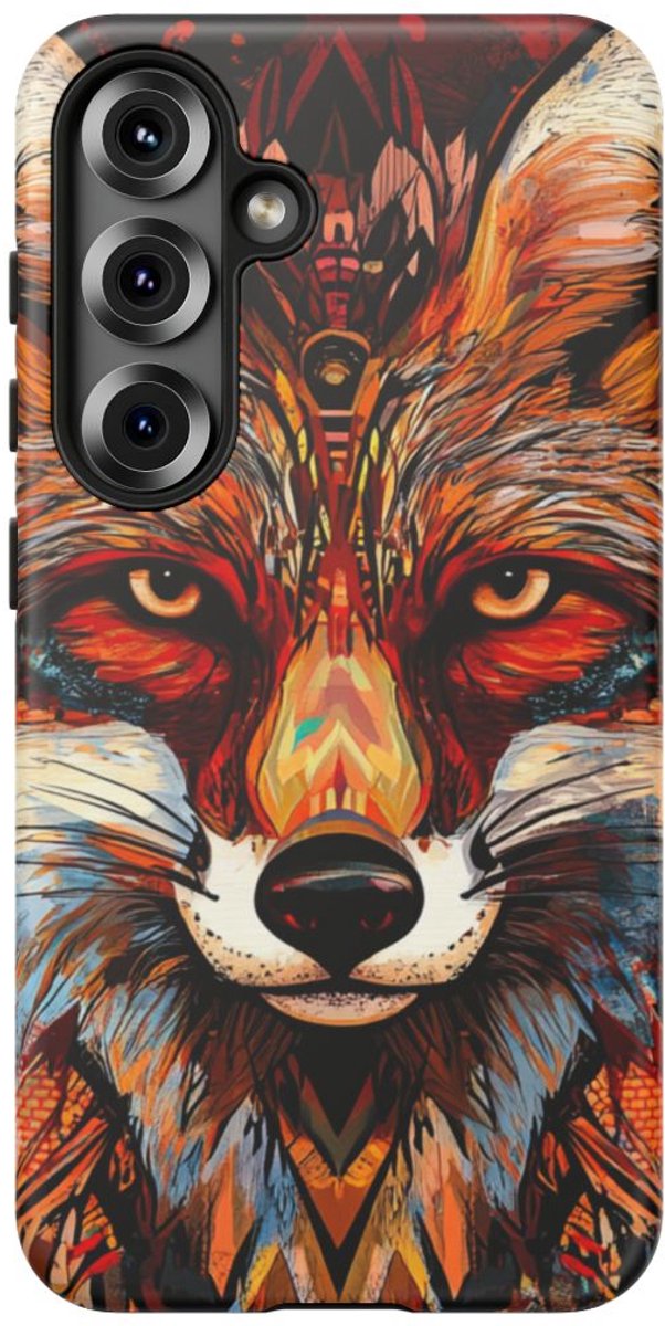 Abstracte Voskop Illustratie – Telefoonhoesje Geschikt voor Galaxy S25
