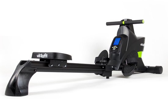 VirtuFit Ergometer Roeitrainer - Hartslagfunctie - Inklapbaar - Zwart