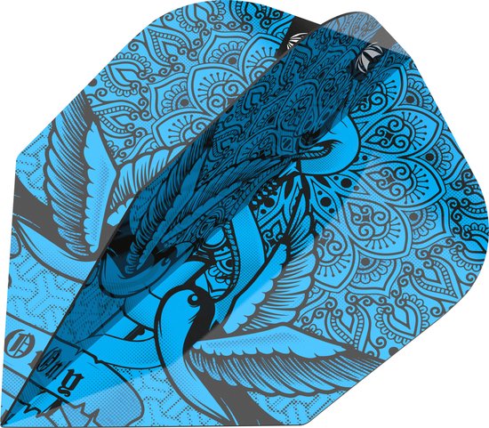 Target Ink Pro Ultra Blue NO6 - Dart Flights van Target — afbeelding 2
